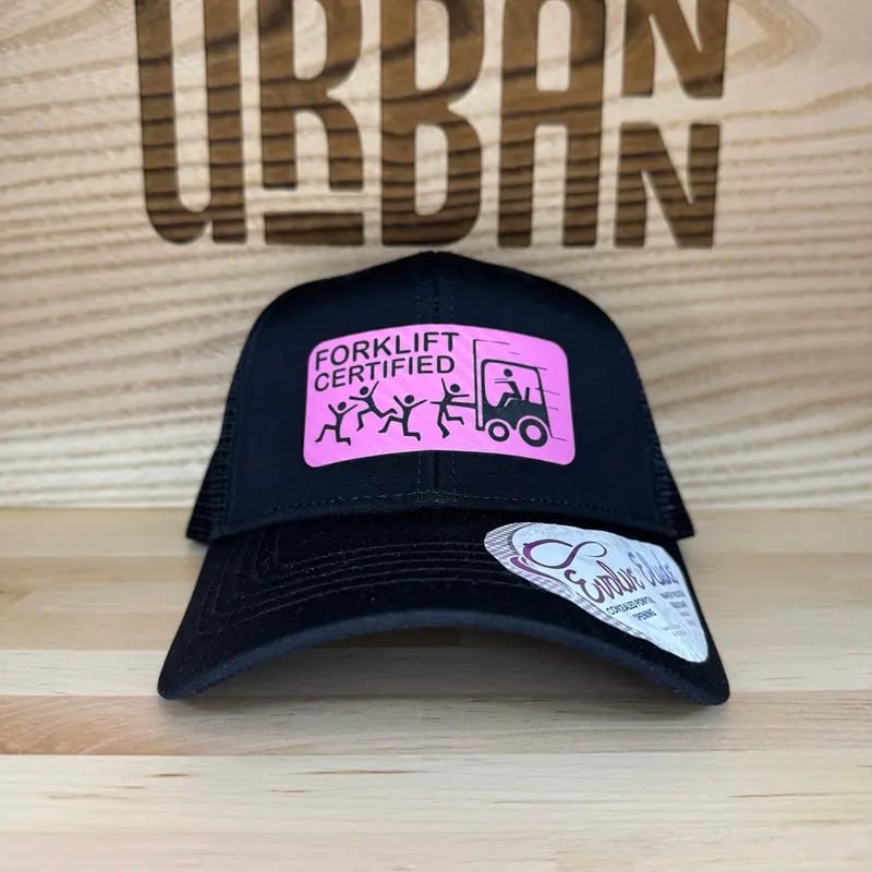 Certified Forklift Funny Trucker Style Hat