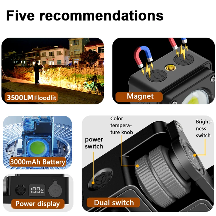 Super Bright Versatile Camping Light - Tactical Ultra-Long Battery Life Tent Lamp