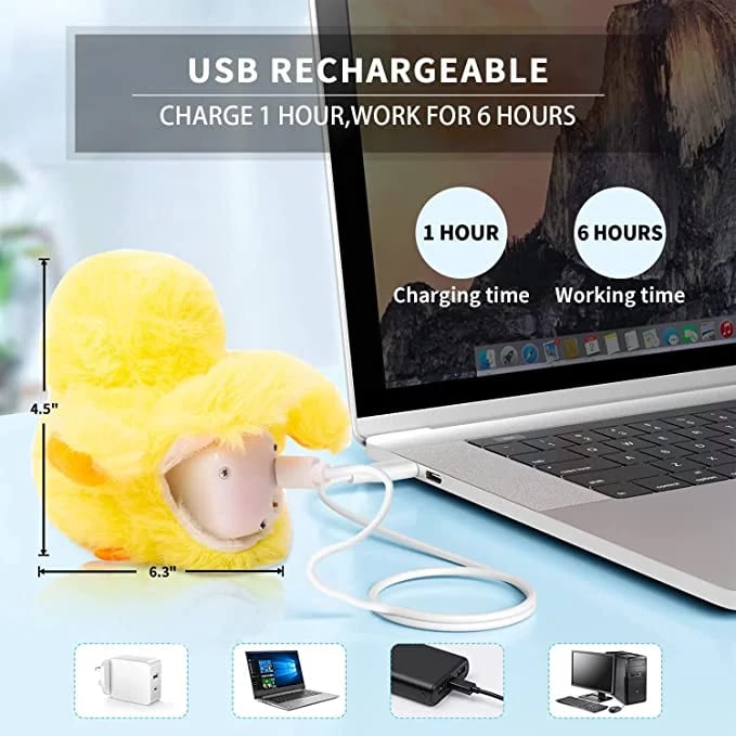 🦆Lifelike Quack Chirping Cat Kicker Toys