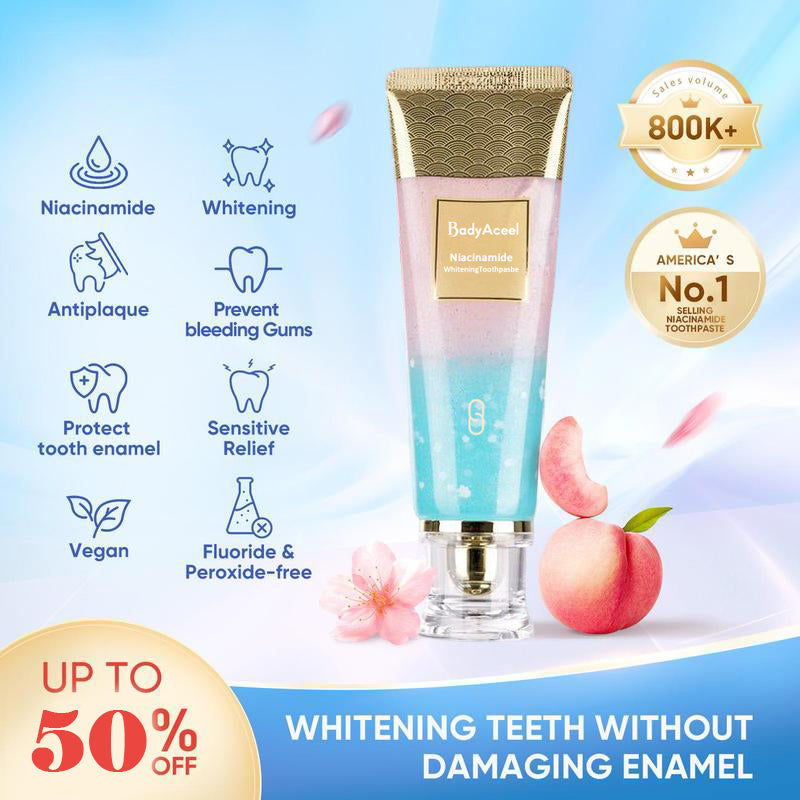 🔥Final 3 Hours: 60% OFF Nicotinamide Whitening Toothpaste