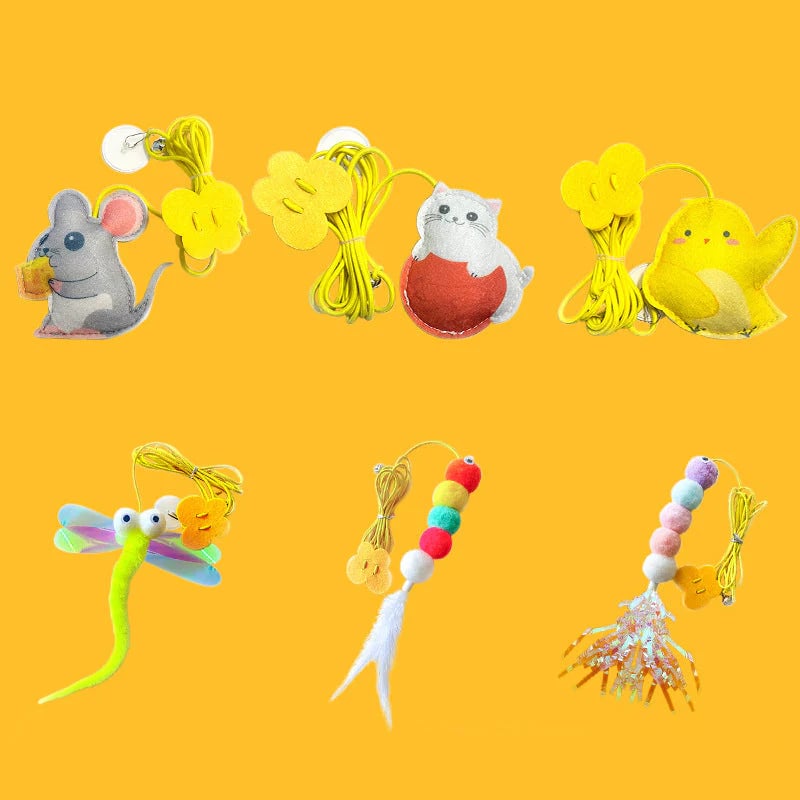 2023 Hot Sale💥Hanging Bouncing Cats Toy