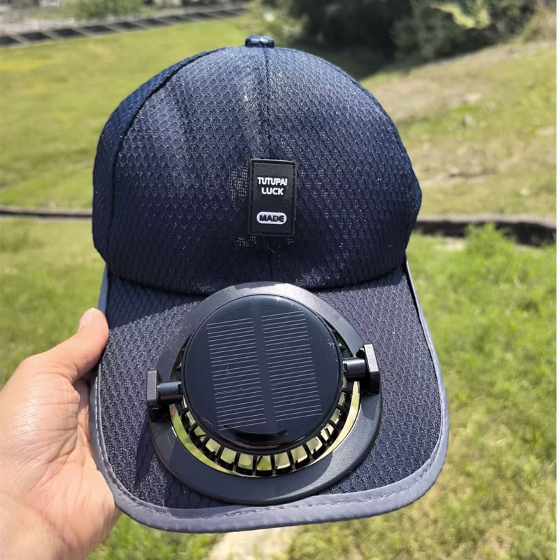 Solar Rechargeable Peaked Cap