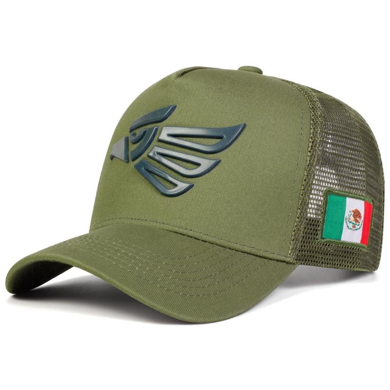 Unisex Mexican Eagle Label Baseball Net Caps