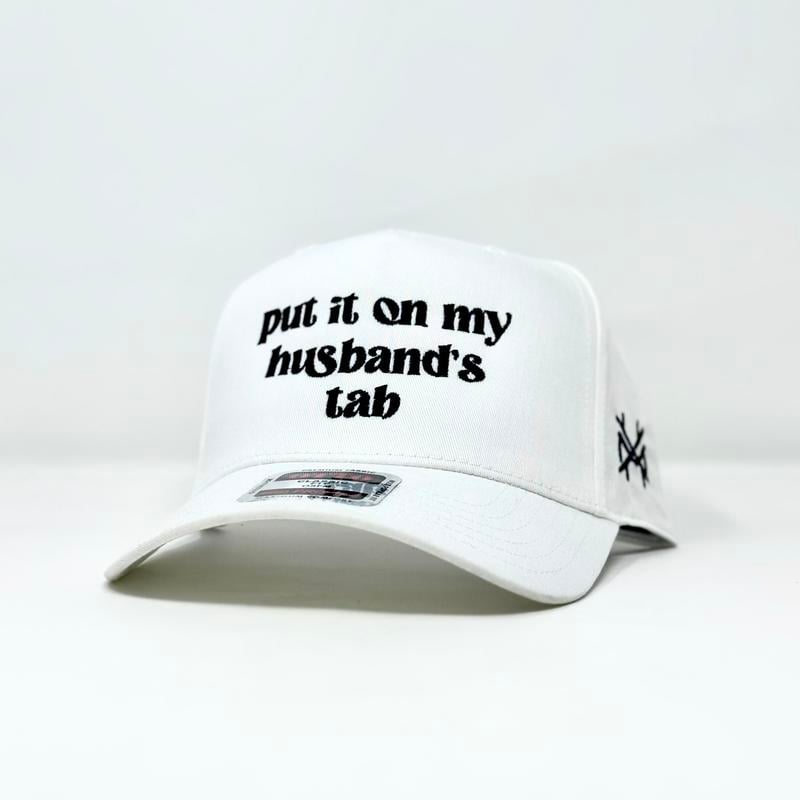 Put it on my Husband's Tab Trucker Hat