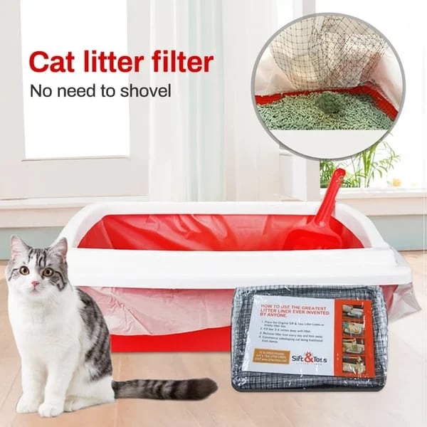 🔥Reusable Cat Litter Liners Bag🐱