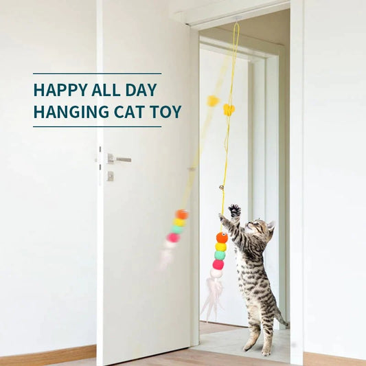 2023 Hot Sale💥Hanging Bouncing Cats Toy