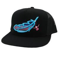 “Feathered Outlaw” - Sky Blue Feather Hat