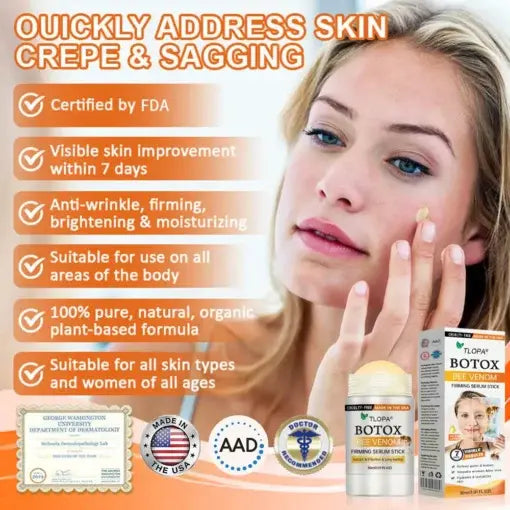 🐝🏅Flysmus™ Botox Bee Venom Firming Serum Stick-(Made and Shipped from Australia)-LAST DAY 70% OFF