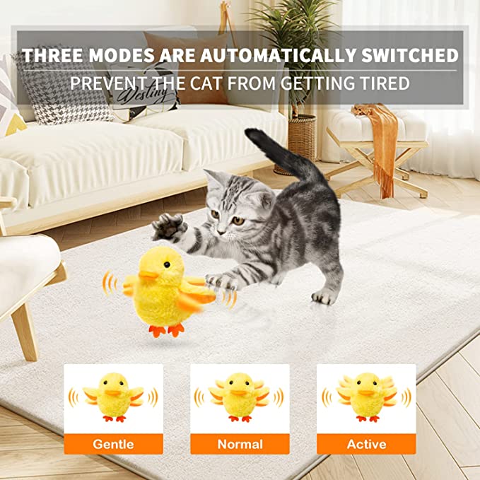 🦆Lifelike Quack Chirping Cat Kicker Toys