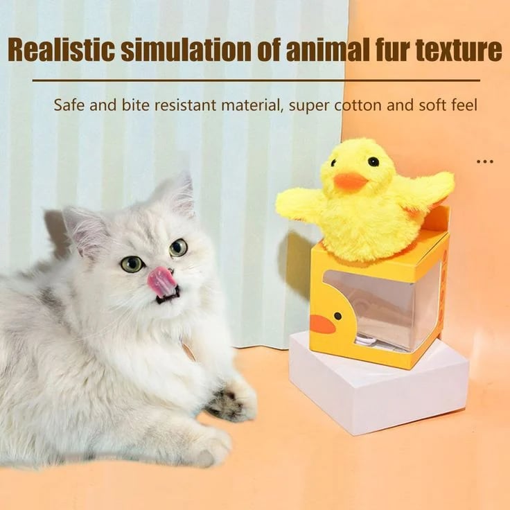 🦆Lifelike Quack Chirping Cat Kicker Toys