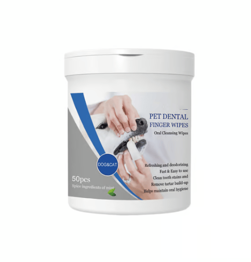 (๐ HOT SALE ๐)-Pet Teeth Macular Bacteria Cleaning Finger Wipes