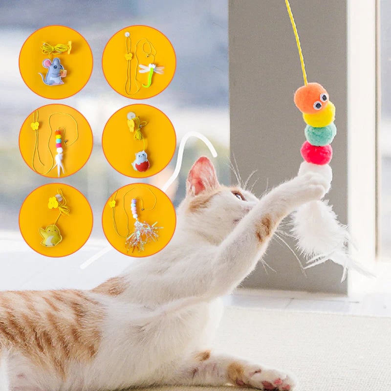 2023 Hot Sale💥Hanging Bouncing Cats Toy