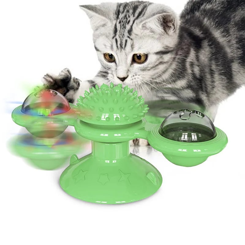🔥BIG SALE - 48% OFF🔥🔥 Interactive Windmill Cat Toys with Catnip