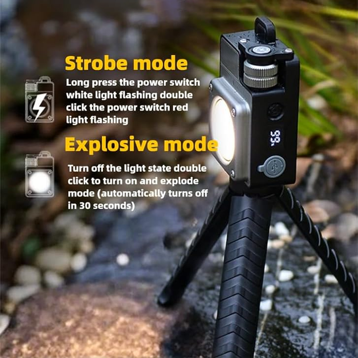 Super Bright Versatile Camping Light - Tactical Ultra-Long Battery Life Tent Lamp