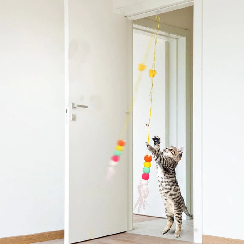 2023 Hot Sale💥Hanging Bouncing Cats Toy