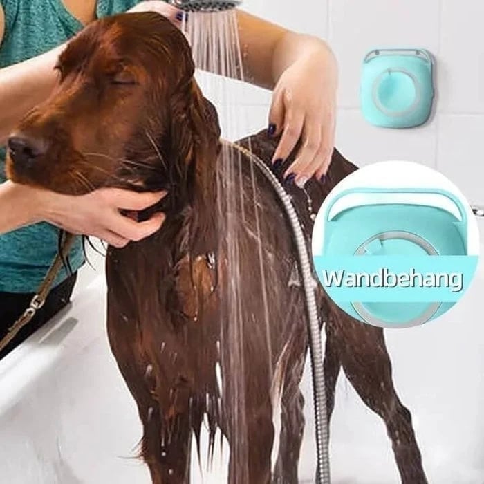 💥Spring Hot Sale💥 🧼🧼Bathroom 🐶Horse Dog Cat🐱 Bath Brush Massage Gloves Soft Safety Silicone Comb Pet Accessories❤️