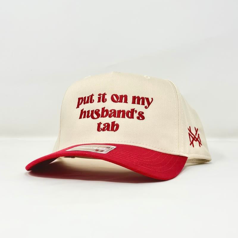 Put it on my Husband's Tab Trucker Hat