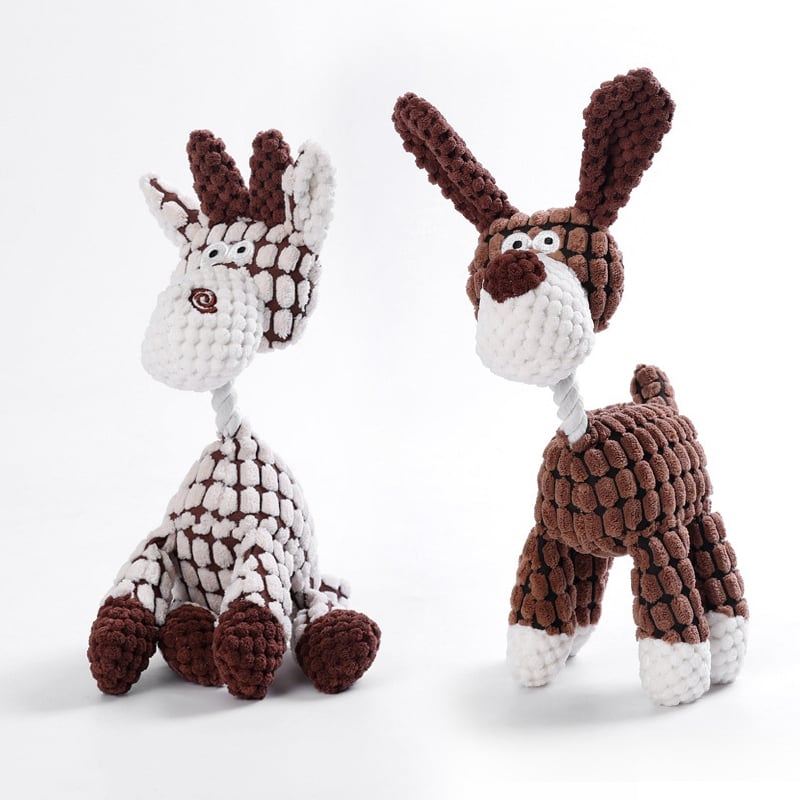 SQUEAKY TEETHING PLUSH TOY FOR LOVELY PETS