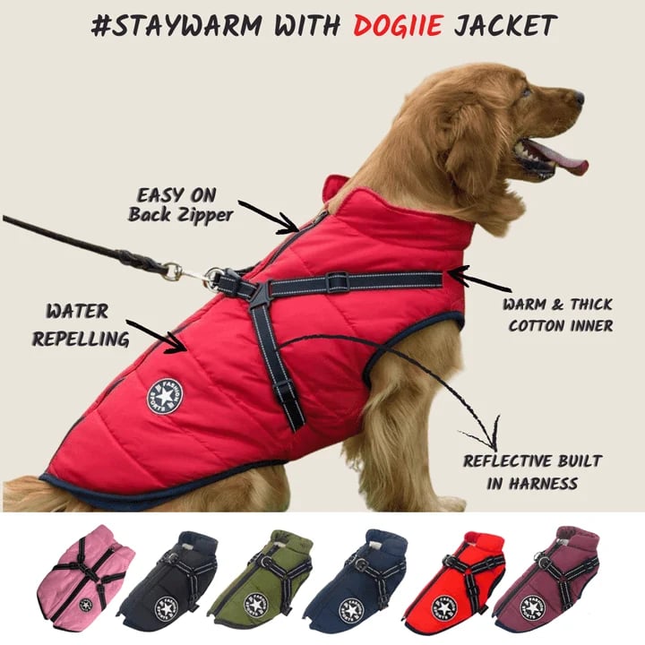 🔥Christmas Sale 49% OFF🔥 Waterproof Furry Jacket for Dogs of All Sizes