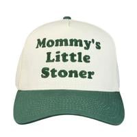 Mommy’s Little Stoner Trucker Hat Funny Custom Embroidered Cap