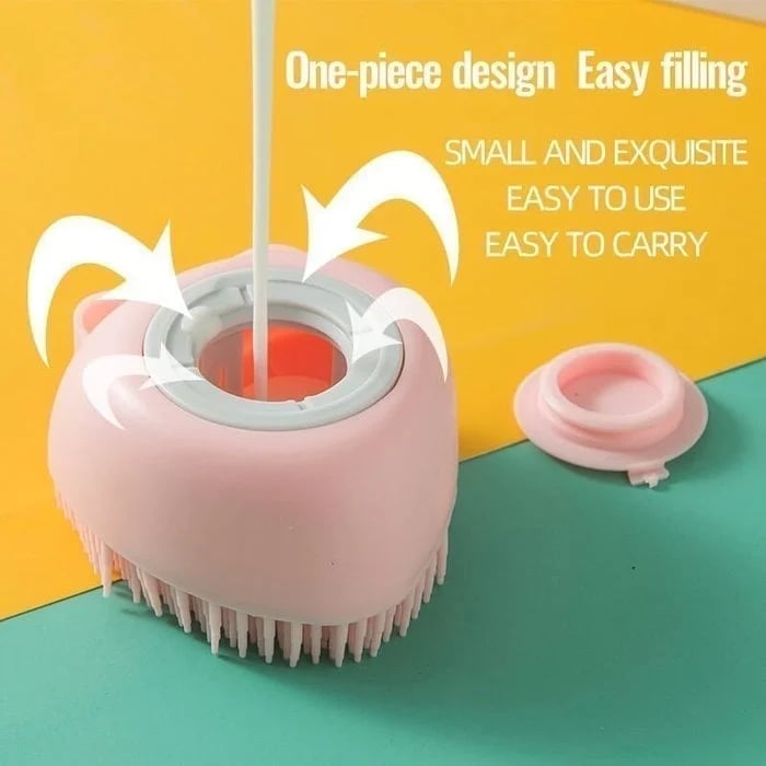 💥Spring Hot Sale💥 🧼🧼Bathroom 🐶Horse Dog Cat🐱 Bath Brush Massage Gloves Soft Safety Silicone Comb Pet Accessories❤️