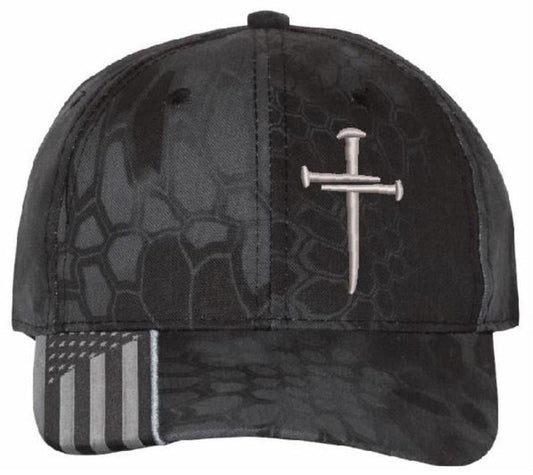 Jesus 3 Nail Cross Hat