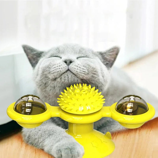 🔥BIG SALE - 48% OFF🔥🔥 Interactive Windmill Cat Toys with Catnip