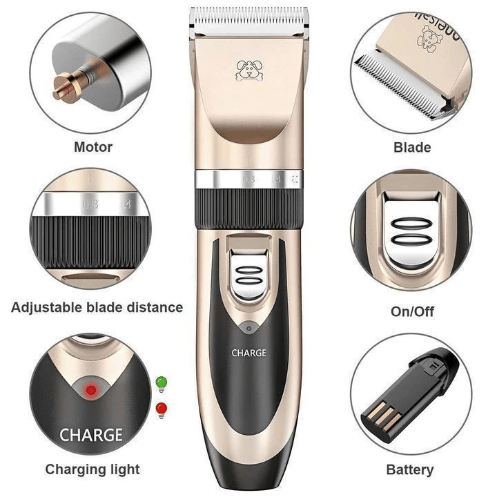 ⛱ Low Noise Cordless Clipper Kit