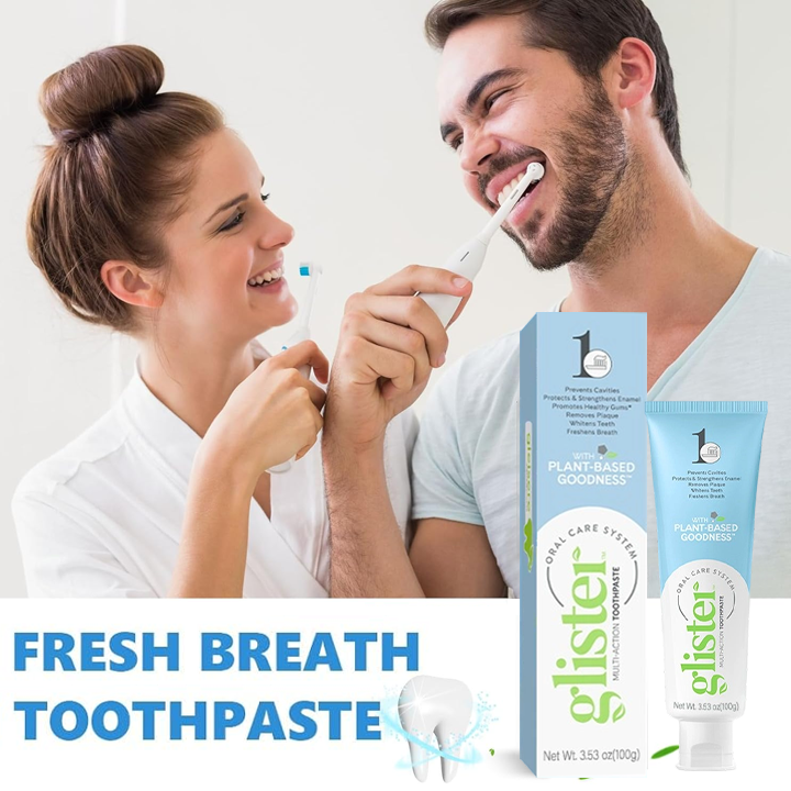 Multi-Action Fresh Mint Toothpaste for Deep Cleaning, Whitening , Cavity & Enamel Prevention, Fresh Breath