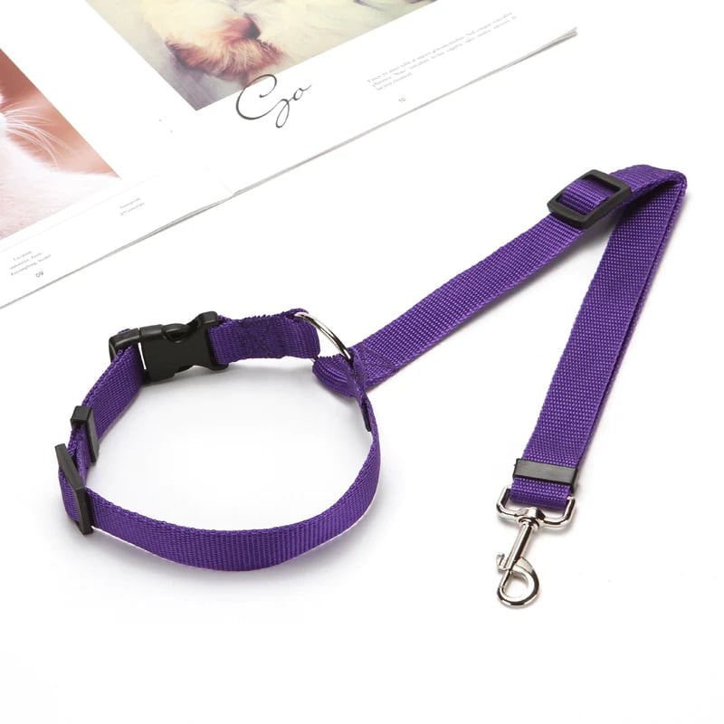 Adjustable Nylon Car Safety Seat Belt For Dogs