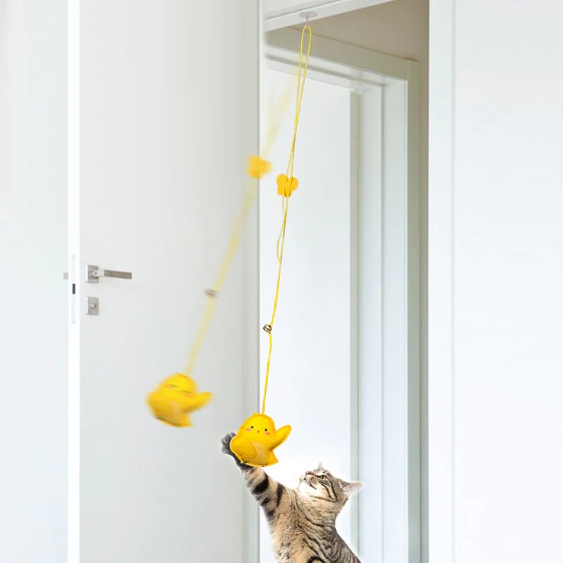 2023 Hot Sale💥Hanging Bouncing Cats Toy