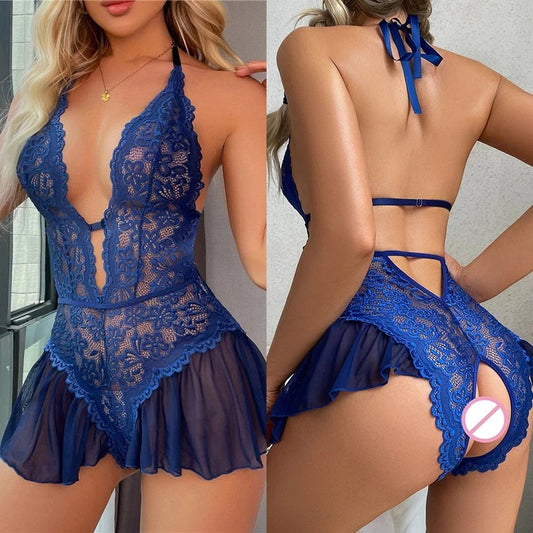 Elegant Lace Babydoll Dress