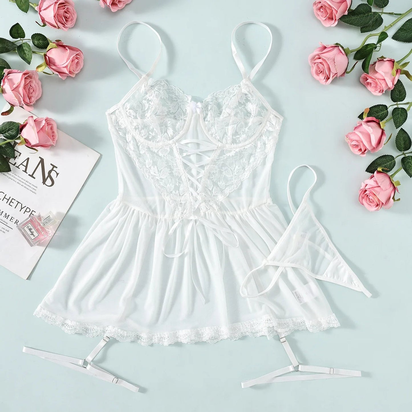 Elegant Lace Lingerie Set